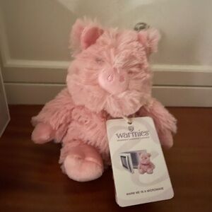 Warmies Pink Plush Pig